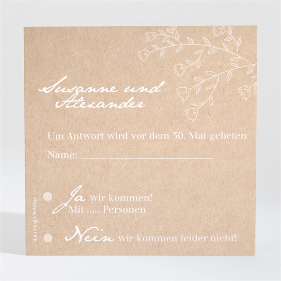 Antwortkarte Hochzeit Kraft ref.N3001380
