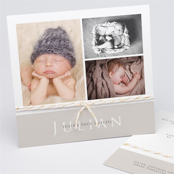 Geburtskarte Das pure Glück ref.N311203