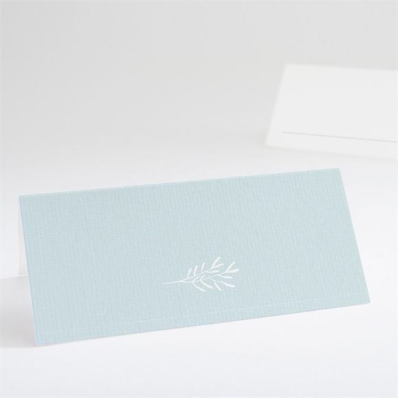 Tischkarte Taufe Blaue Poetik ref.N440659