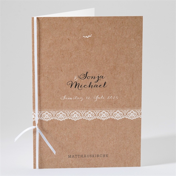 Kirchenheft Hochzeit Rund um die Spitze ref.N49110