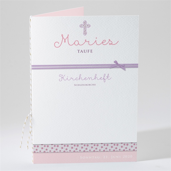 Kirchenheft Taufe Girly ref.N49122