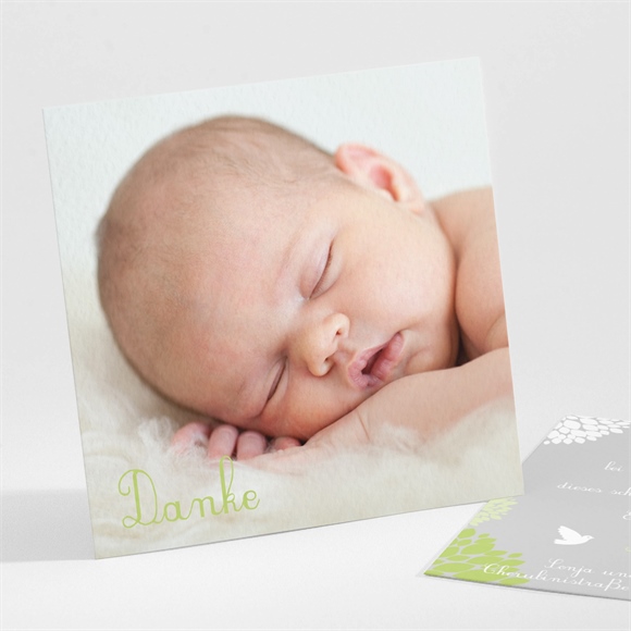 Dankeskarte Taufe Fliegende Tauben ref.N30140