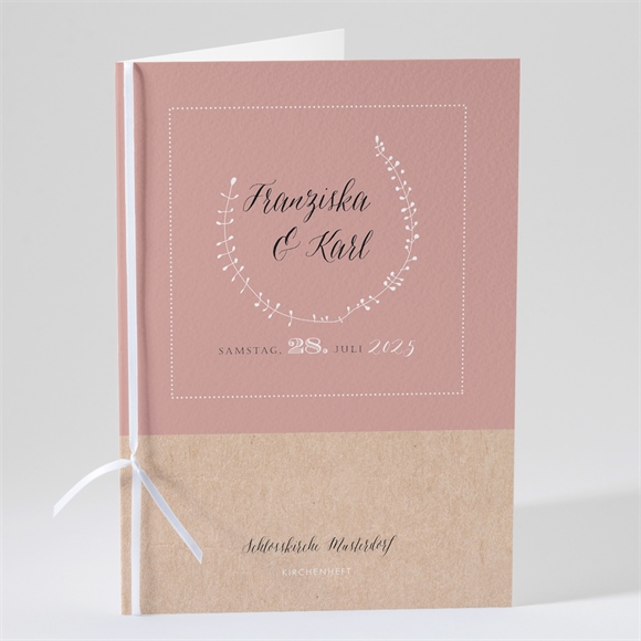 Kirchenheft Hochzeit Festlichkeit ref.N49129