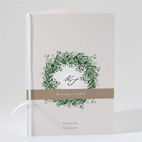 Kirchenheft Hochzeit Frühlingskranz ref.N49131