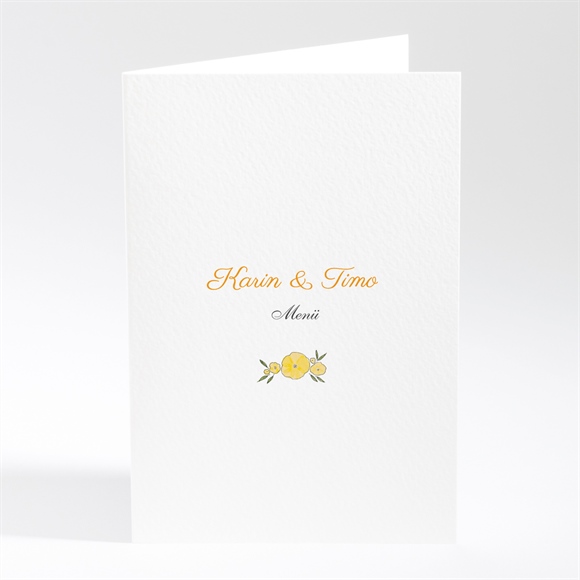 Menükarte Hochzeit Sommerhochzeit ref.N401806