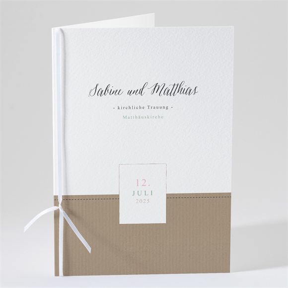 Kirchenheft Hochzeit Natürlich verbunden ref.N49140