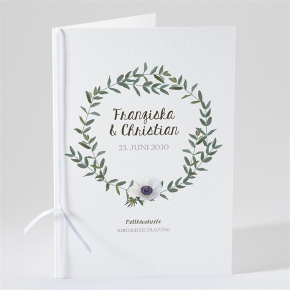 Kirchenheft Hochzeit Zarte Blüte ref.N49141