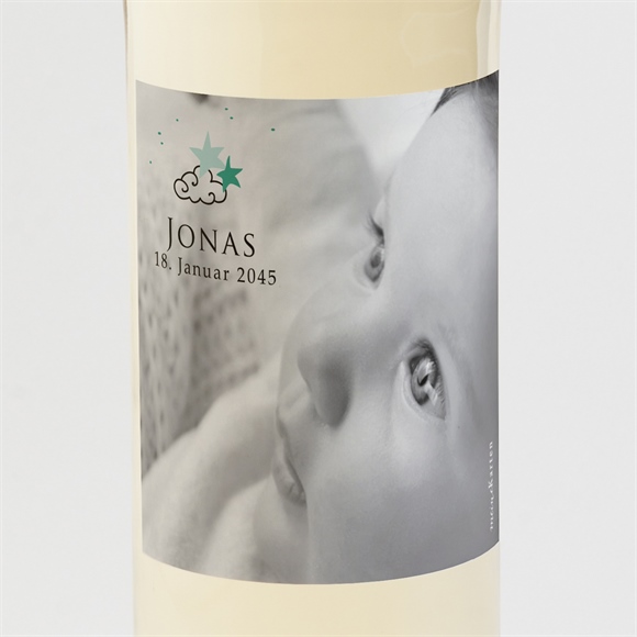 Flaschenetikett Geburt Poesie ref.N3001432