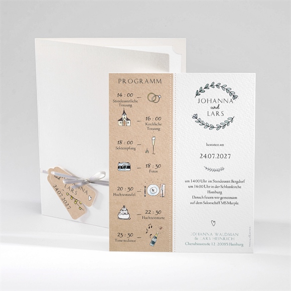 Hochzeitseinladung Perfekt geplant ref.N92039