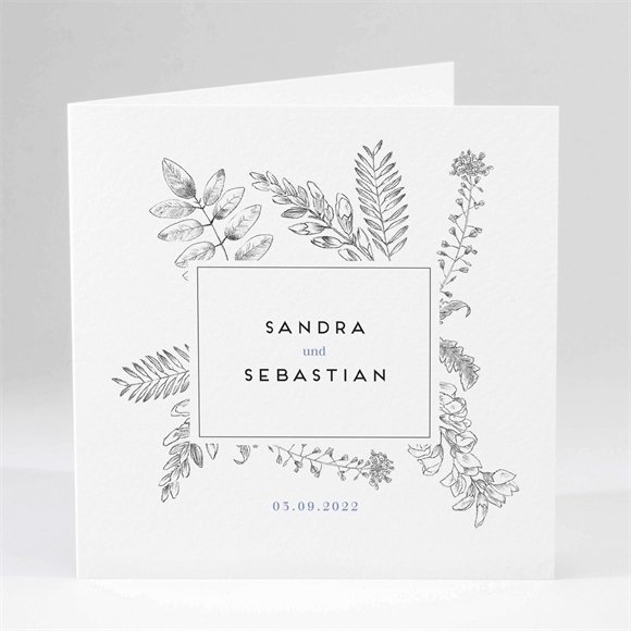 Hochzeitseinladung Herbarium ref.N45192