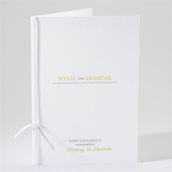 Kirchenheft Hochzeit Der goldene Tag ref.N49168