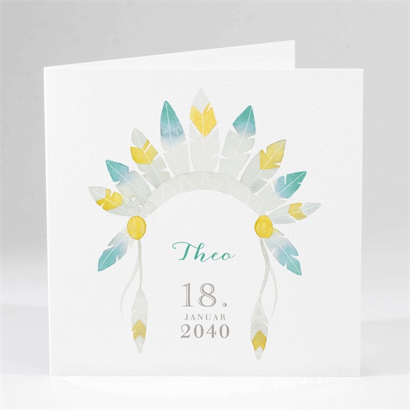 Geburtskarte Mein kleiner Indianer ref.N451110