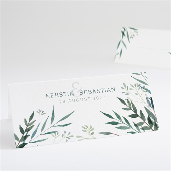 Tischkarte Hochzeit Olivenzweig ref.N440683