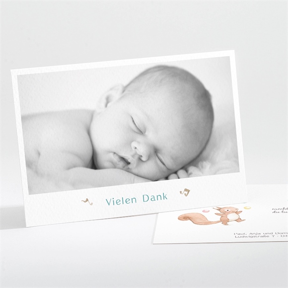 Dankeskarte Geburt Die Musikanten ref.N111228