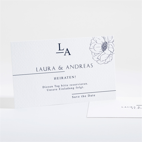 Save the Date Karte Pfingstrose ref.N16115