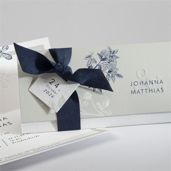 Hochzeitseinladung Blühender Zweig ref.N94111