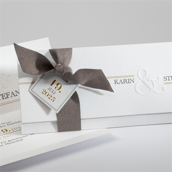 Hochzeitseinladung eng verbunden