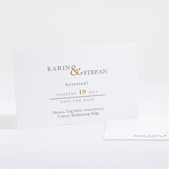 Save the Date Karte Eng verbunden ref.N16107