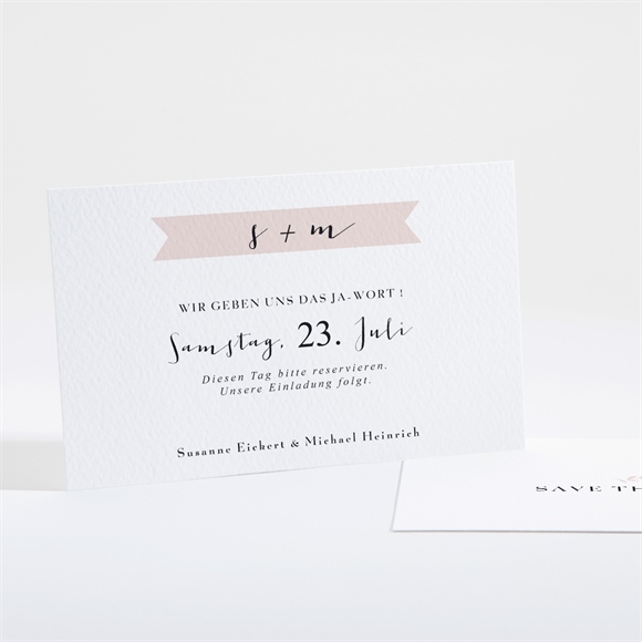 Save the Date Karte Reine Eleganz ref.N16101