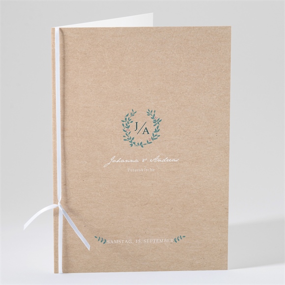 Kirchenheft Hochzeit Wintergrün ref.N49179