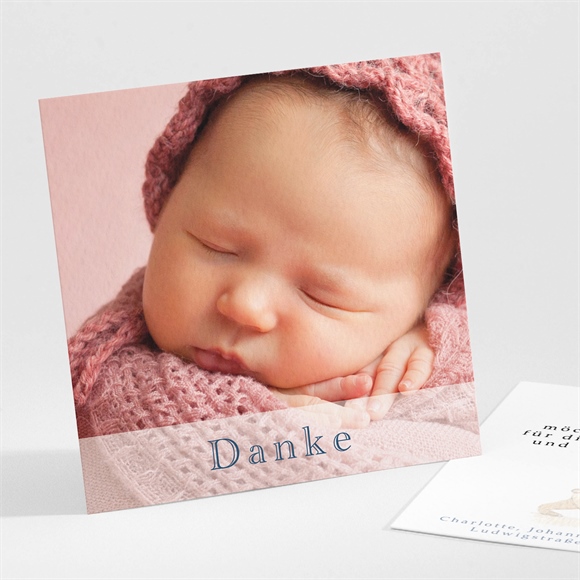 Dankeskarte Geburt Kleiner Eisbär ref.N30172