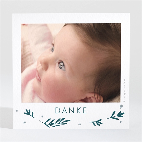 Dankeskarte Geburt Grüner Zweig ref.N3001502
