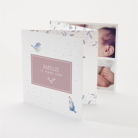 Geburtskarte Vögelchen ref.N83115