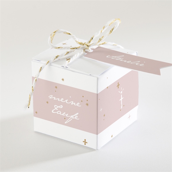 Geschenkbox Taufe Rosa Licht ref.N340151