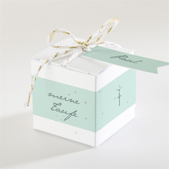 Geschenkbox Taufe Grünes Licht ref.N340152