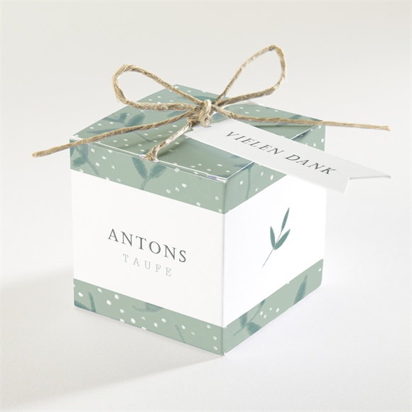 Geschenkbox Taufe Blätter im Wind ref.N340169