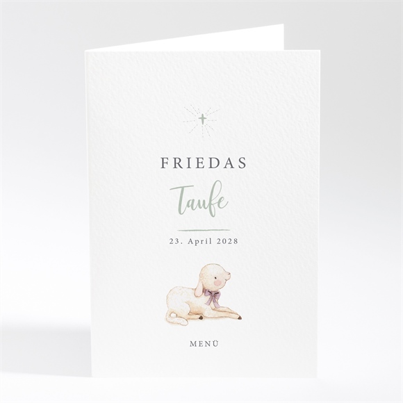 Menükarte Taufe Segen ref.N401817