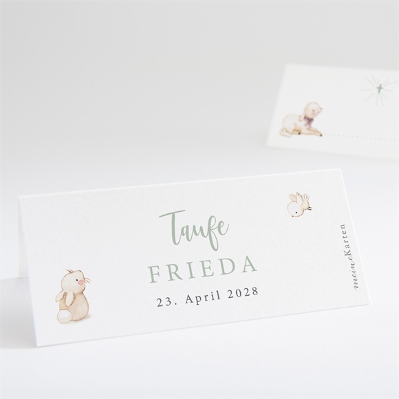 Tischkarte Taufe Segen ref.N440709