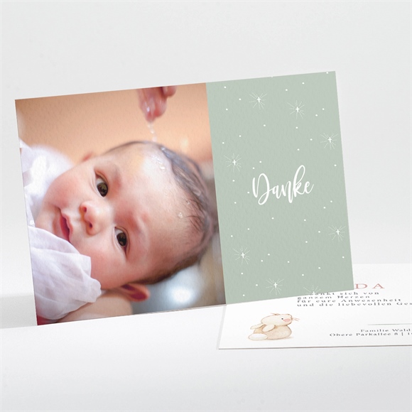 Dankeskarte Taufe Segen ref.N111242