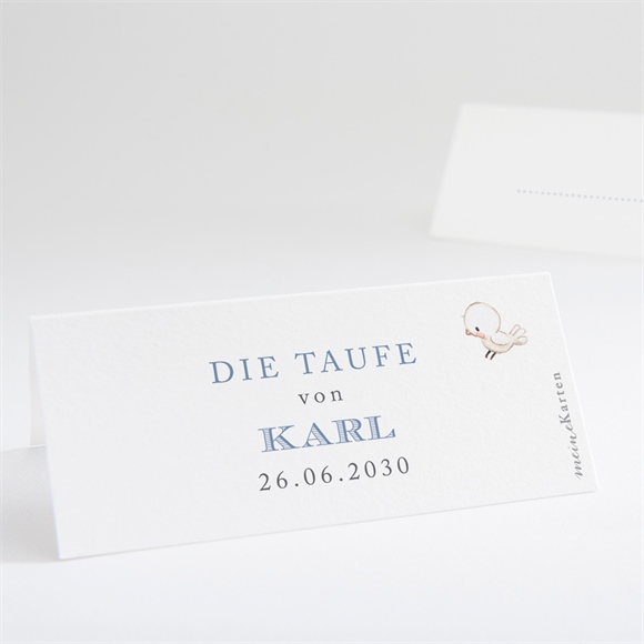 Tischkarte Taufe Zarte Illustration ref.N440712