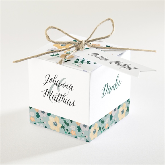 Geschenkbox Hochzeit Floraler Rahmen ref.N340177