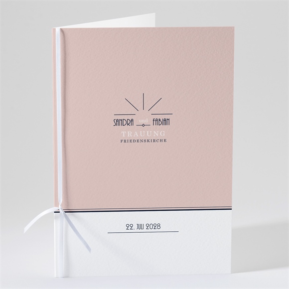 Kirchenheft Hochzeit Art-Déco Design ref.N491104