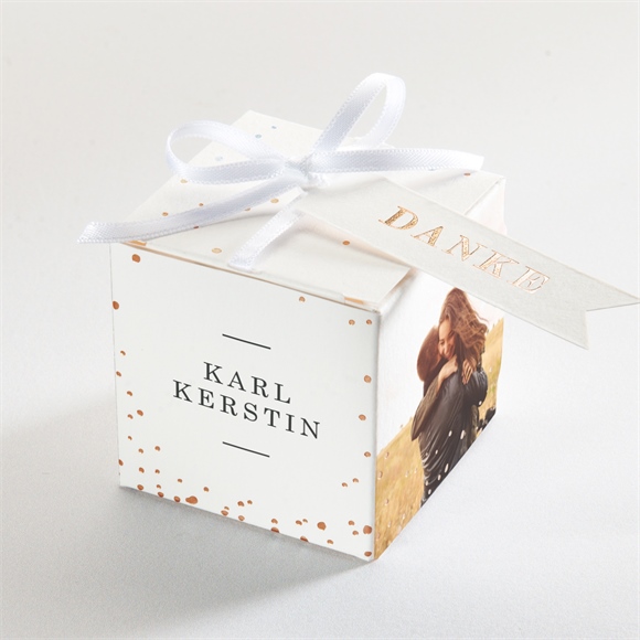 Geschenkbox Hochzeit Kupferschimmer ref.N340190