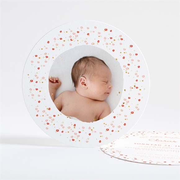 Einladung Taufe Blumenregen ref.N321125