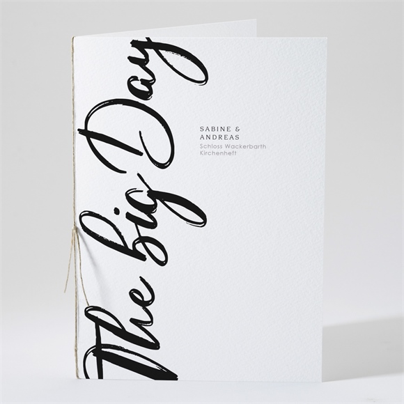 Kirchenheft Hochzeit The big day ref.N491112