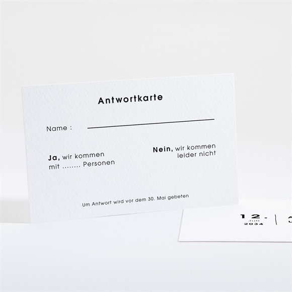 Antwortkarte Hochzeit Blick in die Ferne ref.N16143