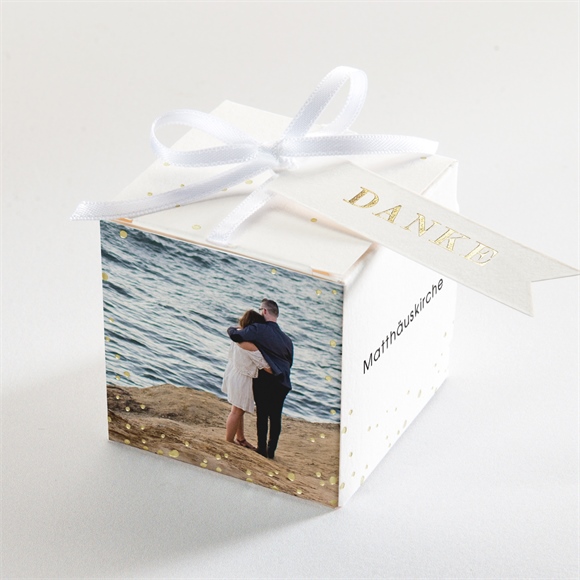 Geschenkbox Hochzeit Blick in die Ferne - Gold ref.N340204