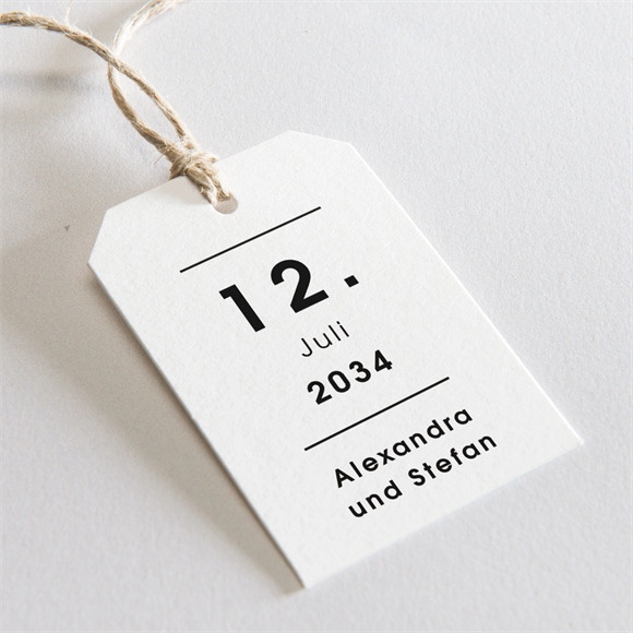 Geschenkanhänger Hochzeit 