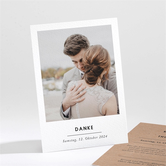 Dankeskarte Hochzeit Naturbelassen ref.N211212