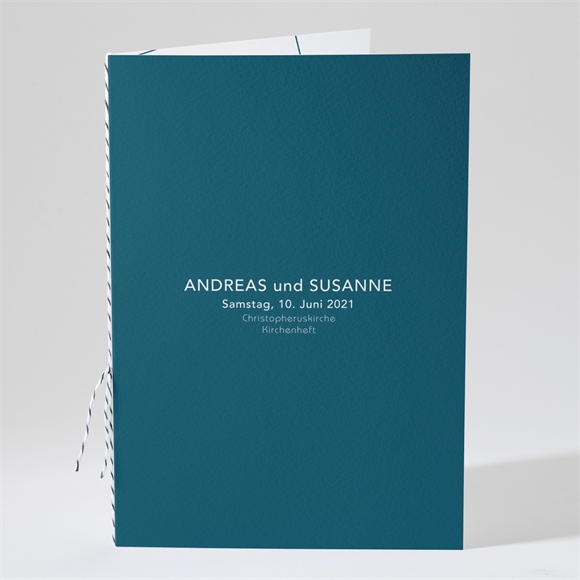 Kirchenheft Hochzeit Tiefes Blau ref.N491118