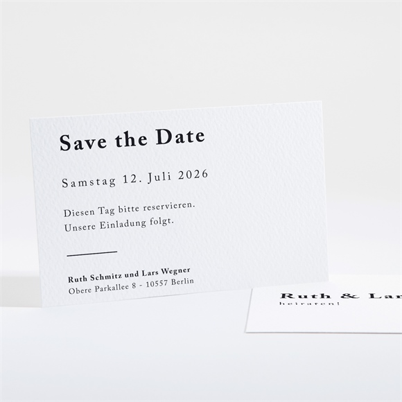 Save the Date Karte Liebe im Rahmen ref.N16148