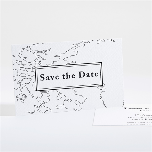 Save the Date Karte Die weite Welt ref.N16153