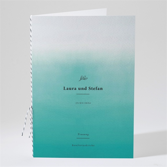 Kirchenheft Hochzeit Lagune ref.N491124
