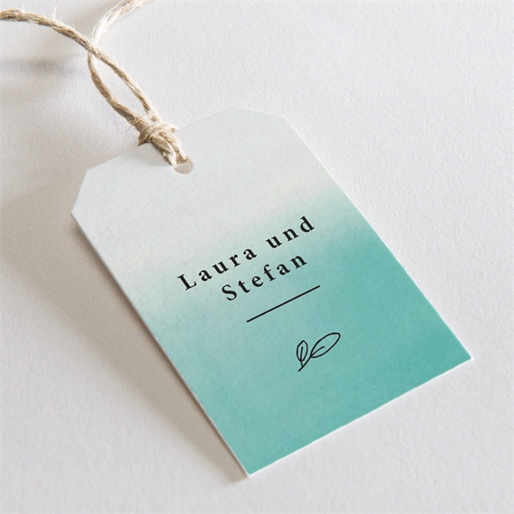 Geschenkanhänger Hochzeit Lagune ref.N29117