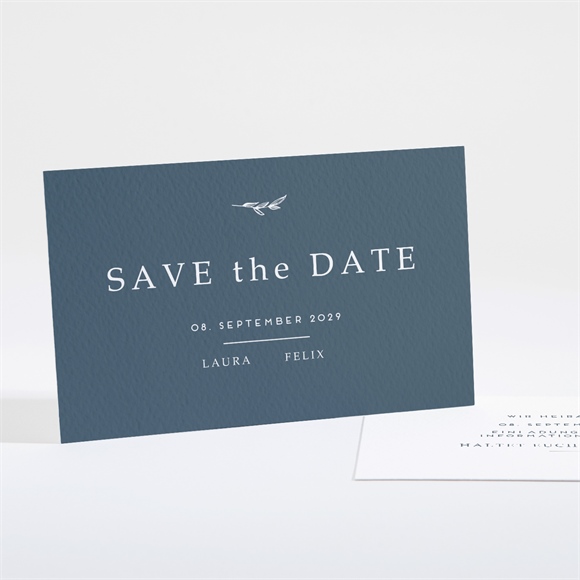 Save the Date Karte Goldkranz ref.N16156