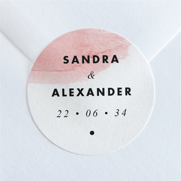 Aufkleber Hochzeit Nuance ref.N36019